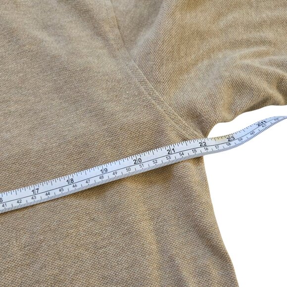 Tommy Hilfiger Men's Tan Long Sleeve Sweater Large Classic Old Money Cottagecore - Picture 8 of 9